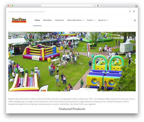 WordPress theme Beep - funtimepromotions.com