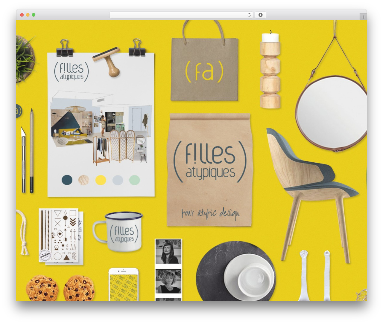WordPress theme ADRIA - WordPress Minimal One Page Parallax - fillesatypiques.com