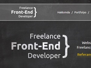WordPress theme Freelance Front-End Developer by ?m?r YANIKO?LU