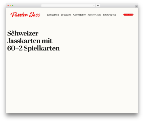 WordPress theme PageBolt - xn--fsslerspiel-l8a.ch