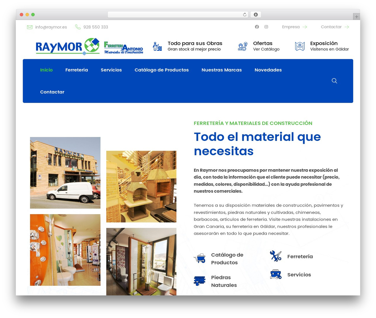 WordPress theme Raymor - ferreteriaantonioramos.es
