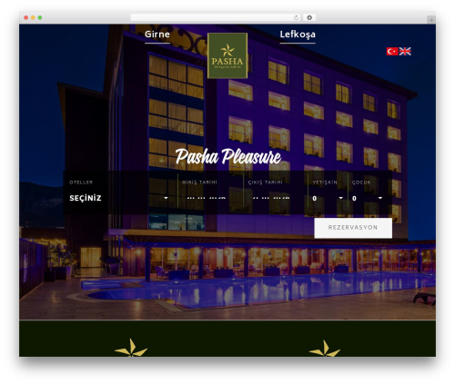 WordPress theme Solaz - pashahotels.com