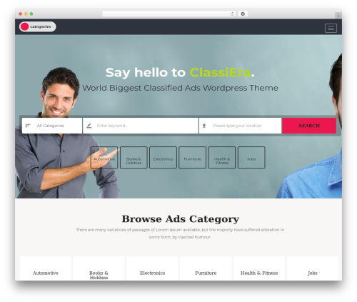 Classiera helper WordPress plugin - demo.joinwebs.com/classiera/ruby