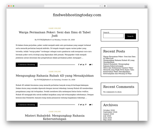 Writee WordPress theme - findwebhostingtoday.com Writee WordPress theme - findwebhostingtoday.com