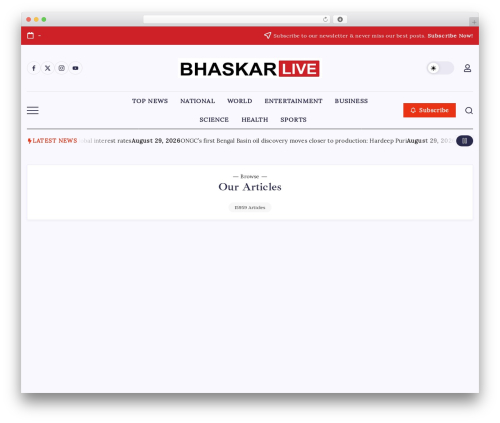 Blogsy free WordPress theme - bhaskarlive.in Blogsy free WordPress theme - bhaskarlive.in
