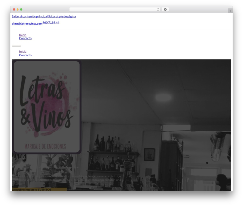 Nextbricks WordPress plugin - letrasyvinos.com
