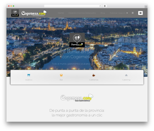 CitadelaWP WordPress restaurant theme - cogemesa.com