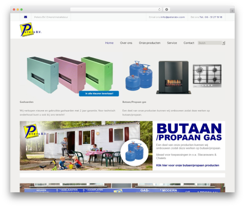 Construction WordPress theme - petersbv.com