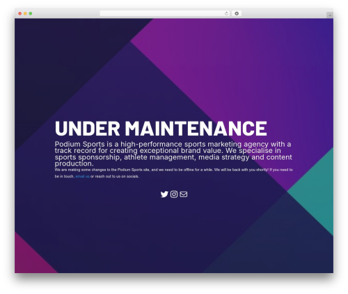 EXPRESS WordPress theme design - podiumsports.co.za