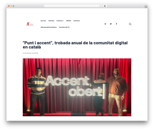 GutenType theme WordPress - jovesdaccio.cat