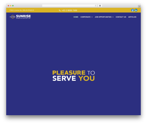 ManiaFramework theme WordPress - sunrise-search.com