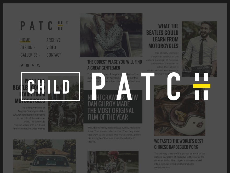 Patch Child WP theme Patch Child WP theme