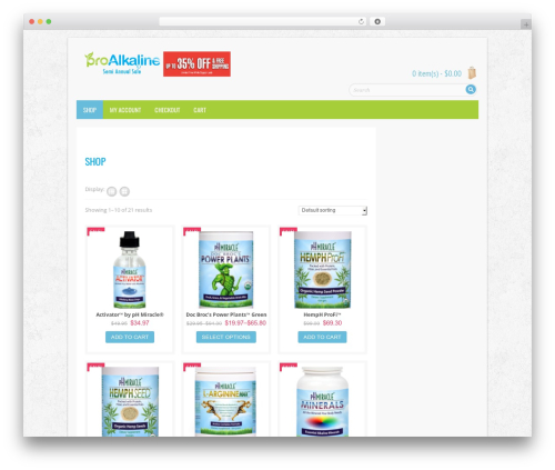 Sellya shortcodes WordPress plugin - proalkaline.com