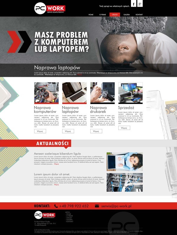 Theme WordPress PCwork by Andrew