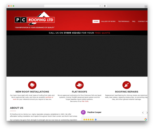 Theme WordPress Emerald - pcroofing.co.uk