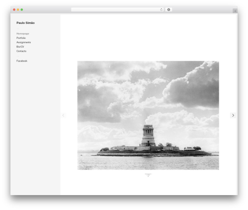 Touchfolio WordPress theme - paulosimao.pt