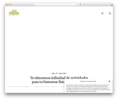 WordPress theme Chakra - eradaquari.es WordPress theme Chakra - eradaquari.es