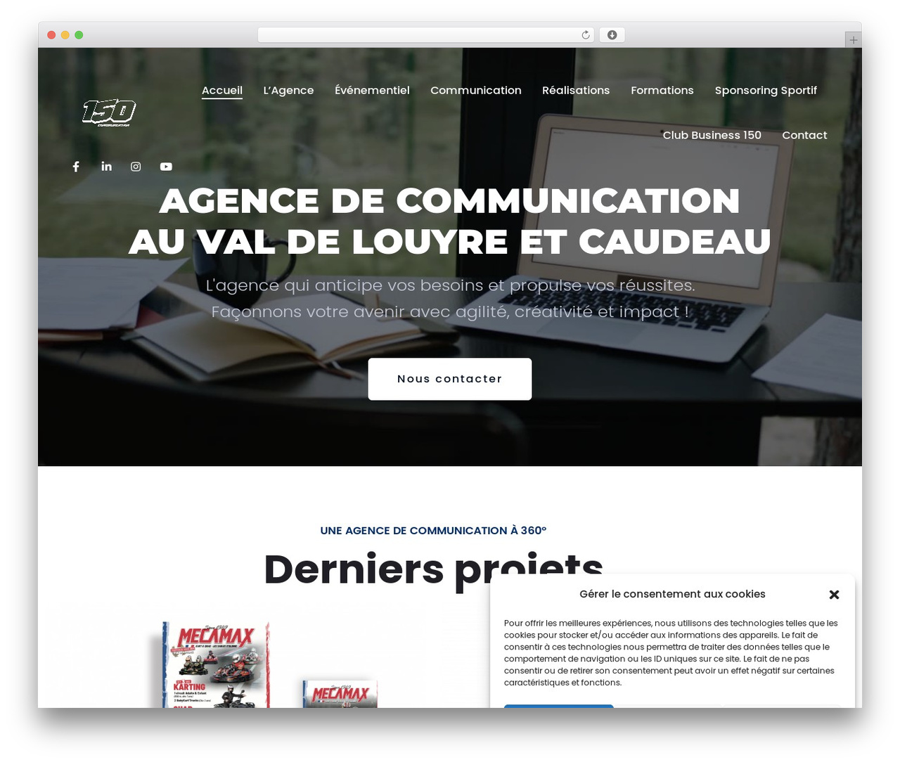 WordPress theme Trydo - 150communication.com