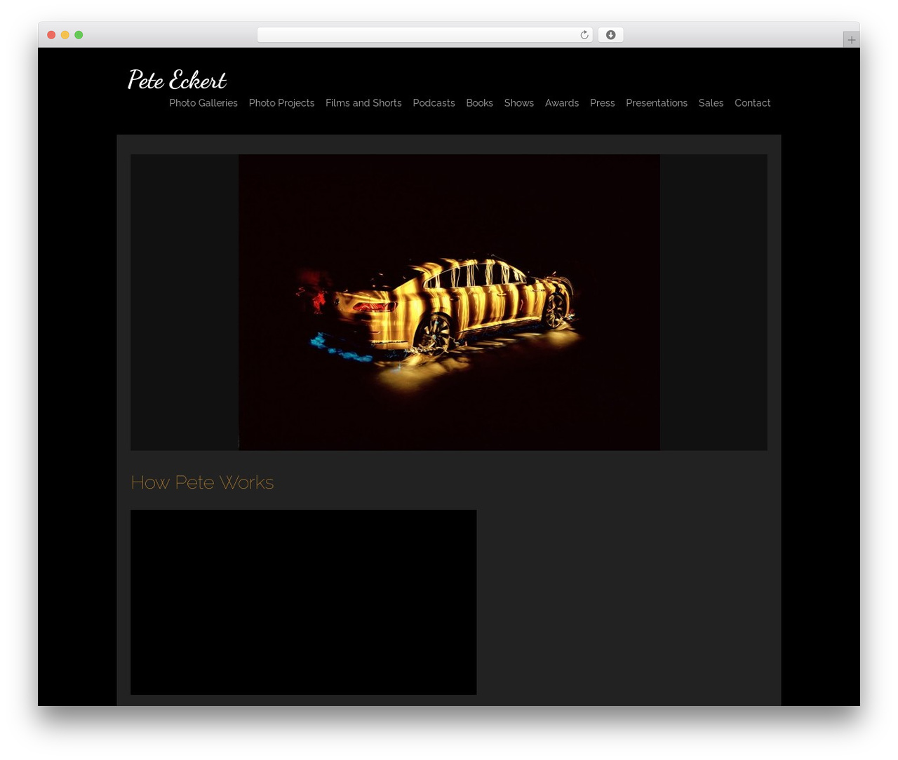 Beans WordPress theme - peteeckert.com Beans WordPress theme - peteeckert.com