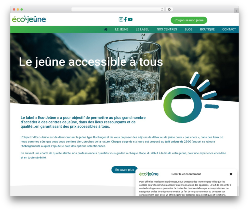 Best WordPress theme EOLIS - ecojeune.com