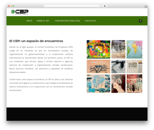 Codesk themer WordPress plugin - cepecuador.org