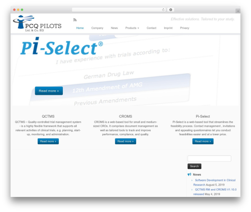 Customizr theme WordPress - pcq-pilots.com