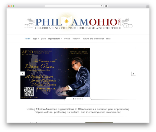 Evolution WordPress website theme - philamohio.com