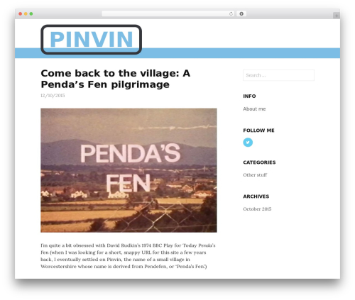 First best WordPress theme - pinvin.com First best WordPress theme - pinvin.com