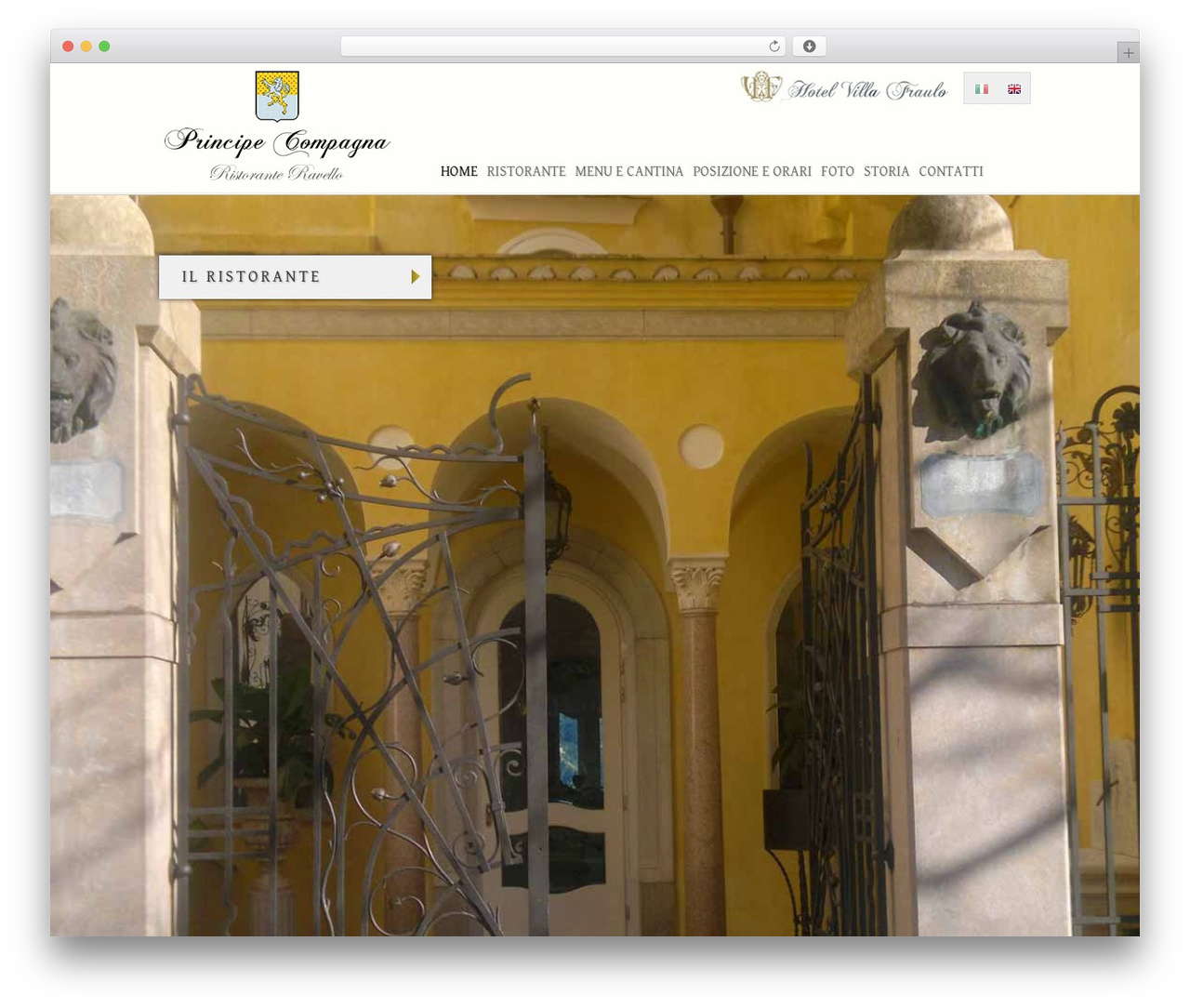 Maestro WordPress theme - principecompagna.com