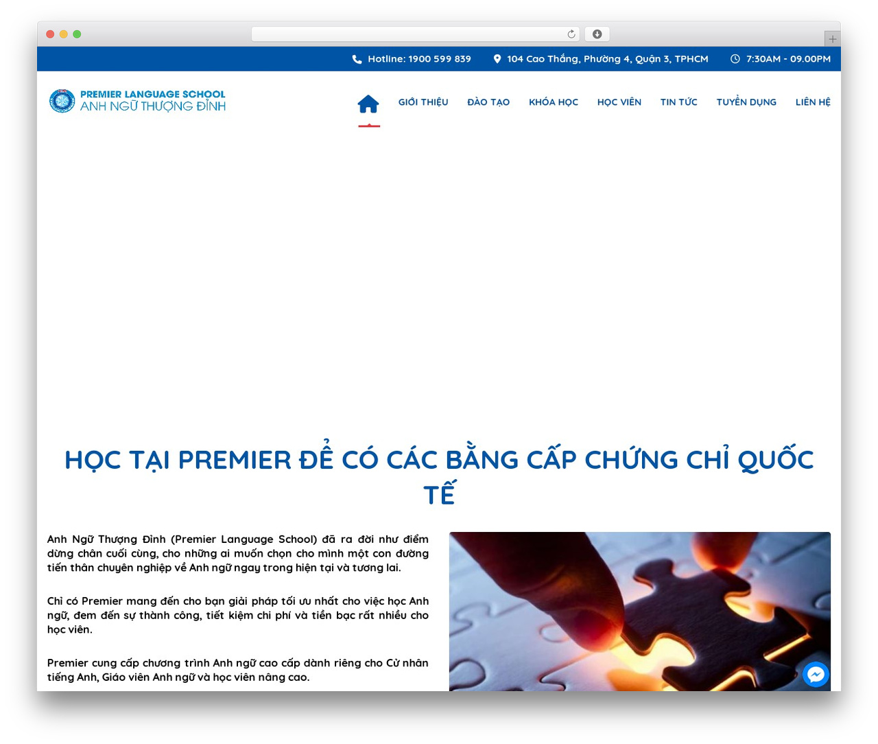 Master Study Child WordPress theme - premier.edu.vn