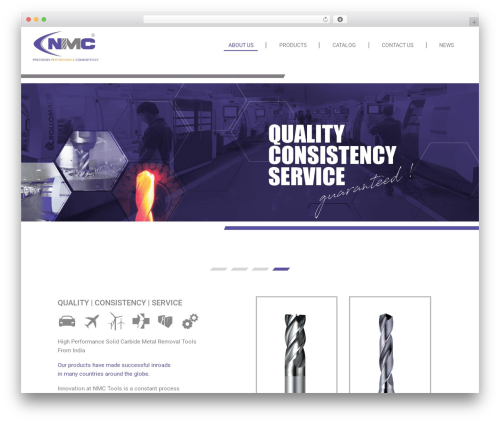 NMC top WordPress theme - nmctools.com