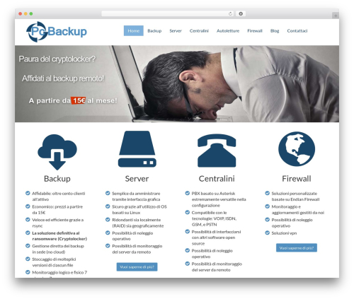 PC Backup WordPress theme - pcbackup.it