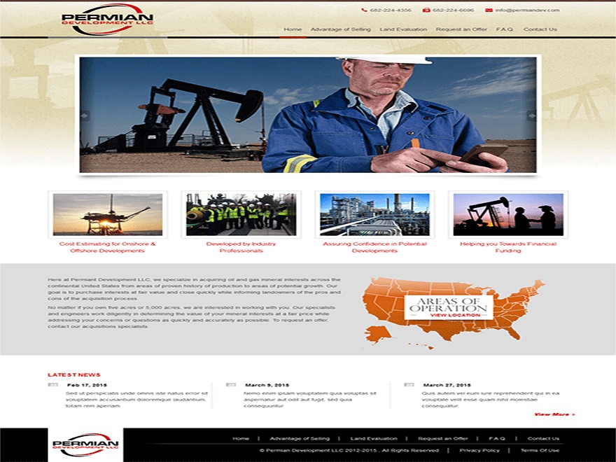 Permian Development LLC WordPress blog theme by Permian Development LLC