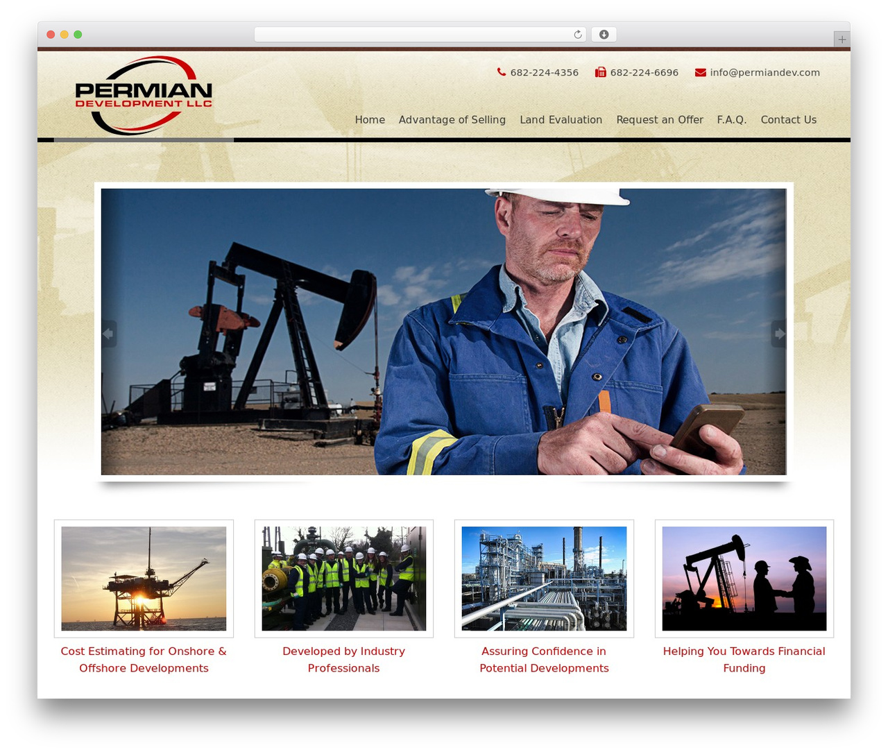 Permian Development LLC WordPress theme - permiandev.com