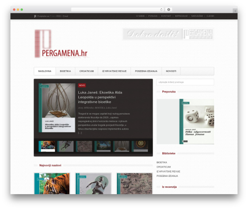 Repro WordPress gaming theme - pergamena.hr