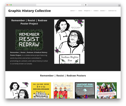 Theme WordPress Create - graphichistorycollective.com