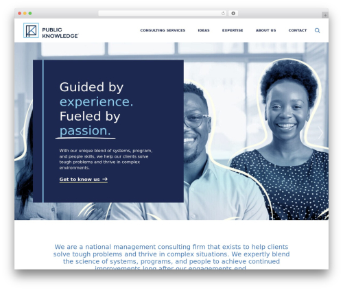 Theme WordPress Public knowledge - pubknow.com