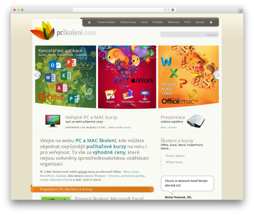 Unite WordPress theme - pcskoleni.com