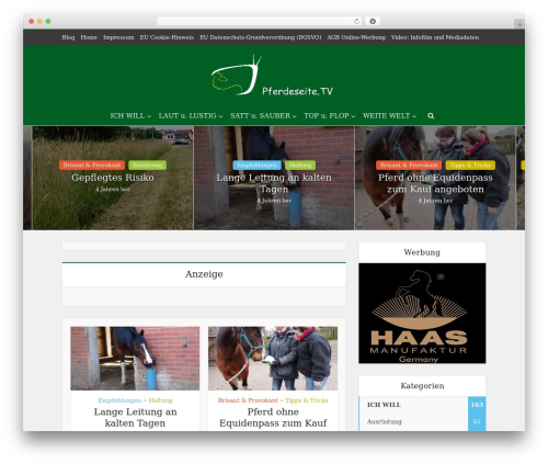 Visualkicks core WordPress plugin - pferdeseite.tv