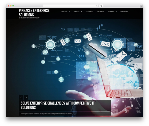 WordPress theme Lensa - pinnaclesap.com