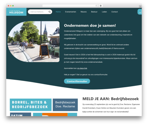 WordPress theme GeneratePress - ondernemendhillegom.nl