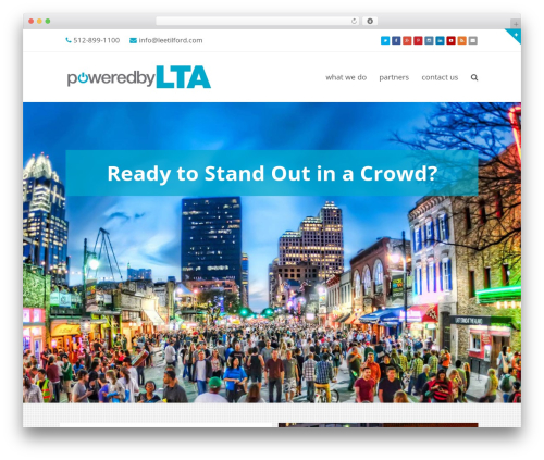WordPress theme LTA Framework - poweredbylta.com