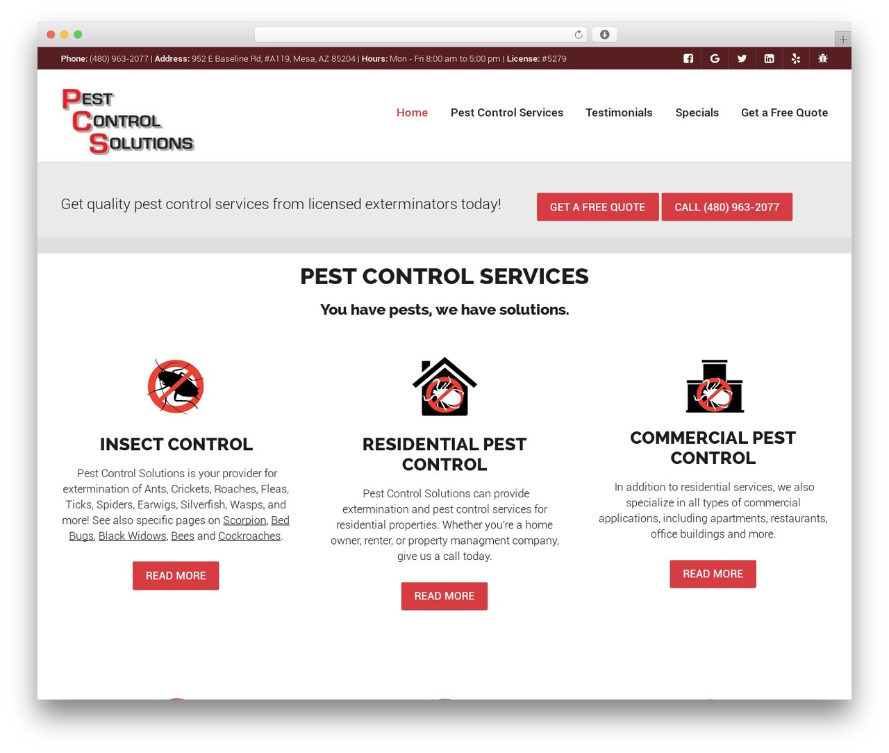 WordPress theme Worker Child Theme - pestcontrolsolutionsaz.com