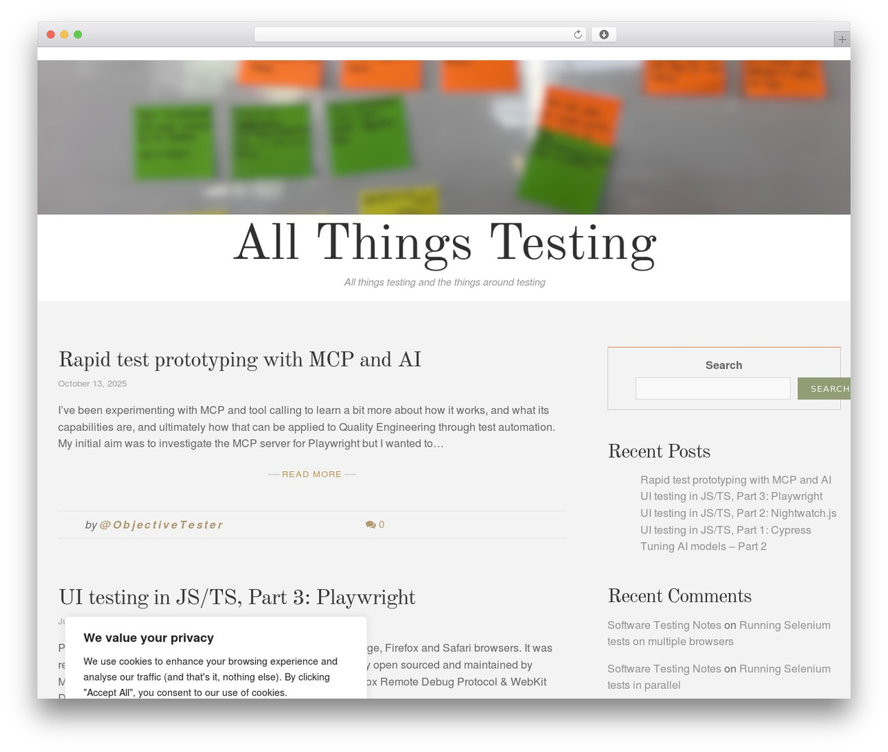 Article Lite WP theme - allthingstesting.com Article Lite WP theme - allthingstesting.com