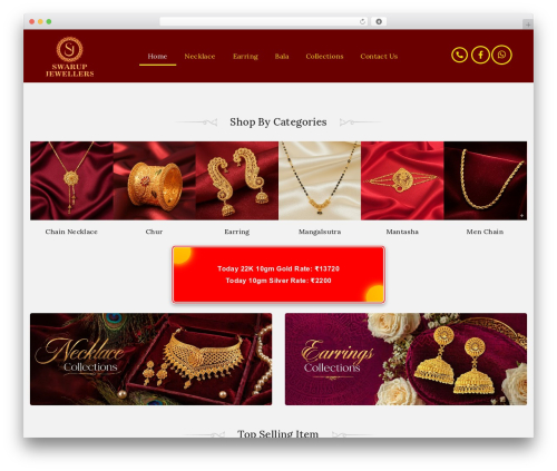 Templatemela core WordPress plugin - swarupjewellers.com