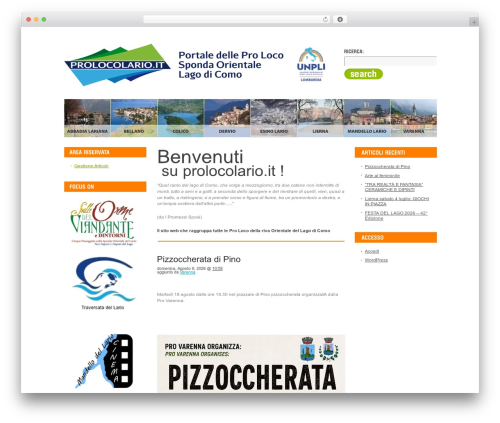 Best WordPress theme WordPress Theme 997 - prolocolario.it