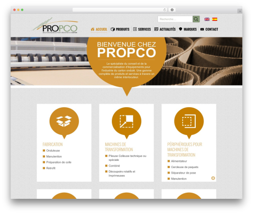 Custom Theme theme WordPress - propco-sas.com