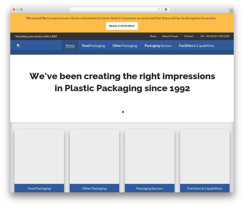 First Internet Theme top WordPress theme - propacthermoforming.co.uk