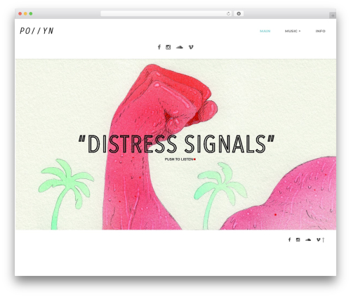 Flora premium WordPress theme - pollyn.com