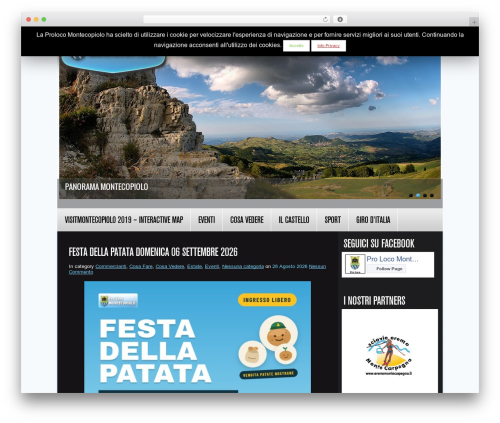 HockeyTime WordPress theme - prolocomontecopiolo.it